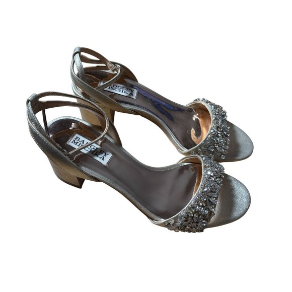 Badgley Mischka Ivanna Embellished Evening Shoe Women's Size 7 New In Box! - Picture 2 of 9